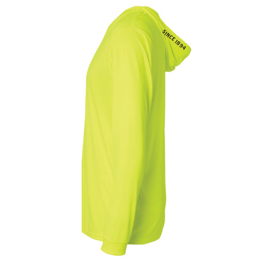 Long-Sleeve Hooded Sun Shirt - Safety Yellow/Green