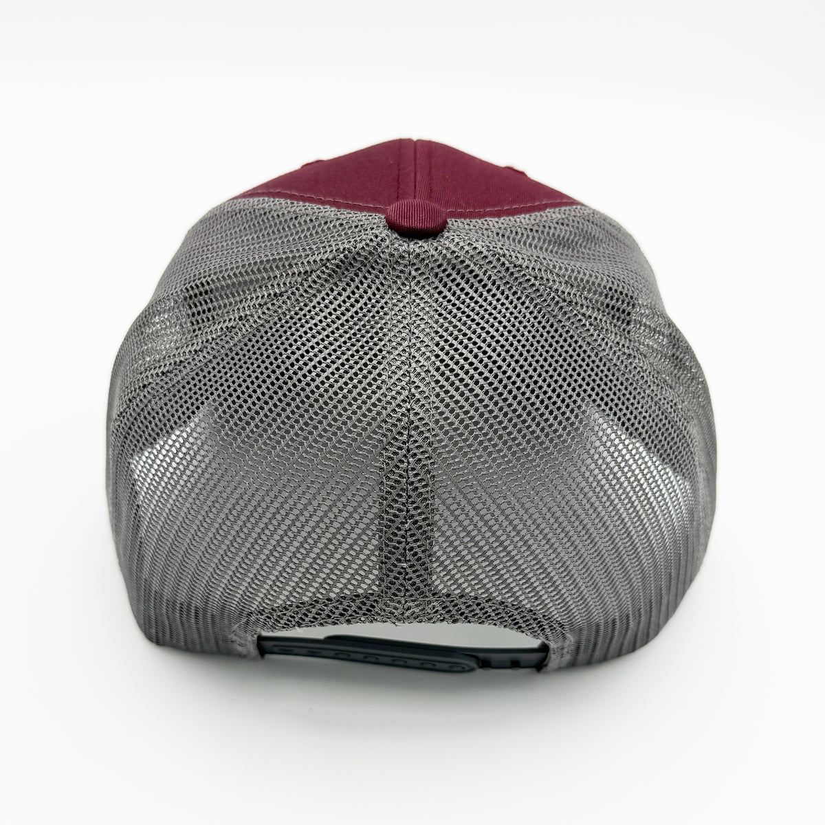 The 'Jasper' Cap - Maroon and Silver Printed Trucker Hat