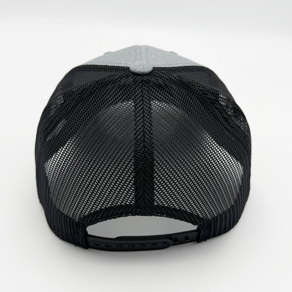 The 'Mica' Cap - Silver & Black Printed Trucker Hat