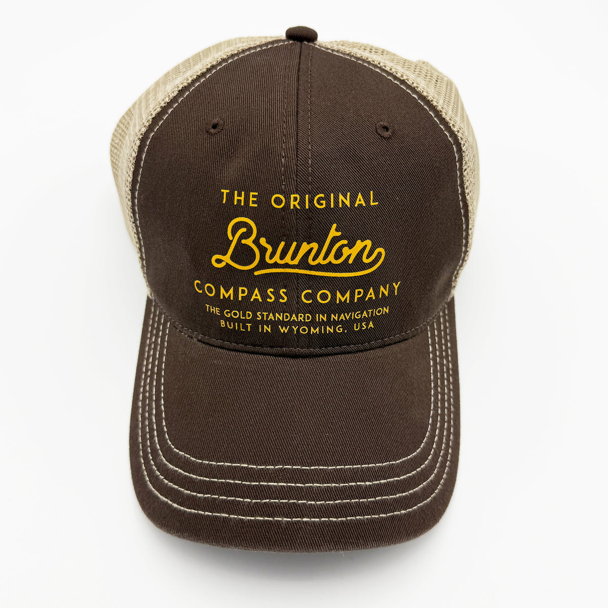 The 'Original' Cap - Brown & Tan Printed Meshback Hat