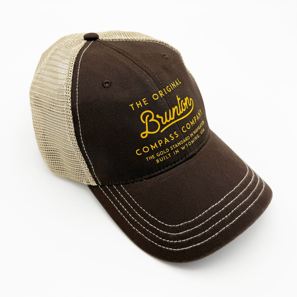 The 'Original' Cap - Brown & Tan Printed Meshback Hat