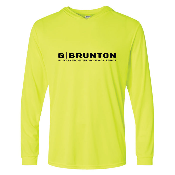 Long-Sleeve Hooded Sun Shirt - Safety Yellow/Green