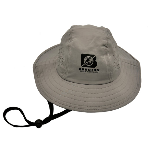 The 'Worldwide' Printed Sun Hat - Gray