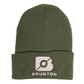 Olive Drab Brunton Beanie - Embroidered