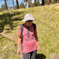The 'Worldwide' Printed Sun Hat - Gray