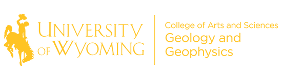 UNIVERSITY OF WYOMING DEPARTMENT OF GEOLOGY & GEOPHYSICS