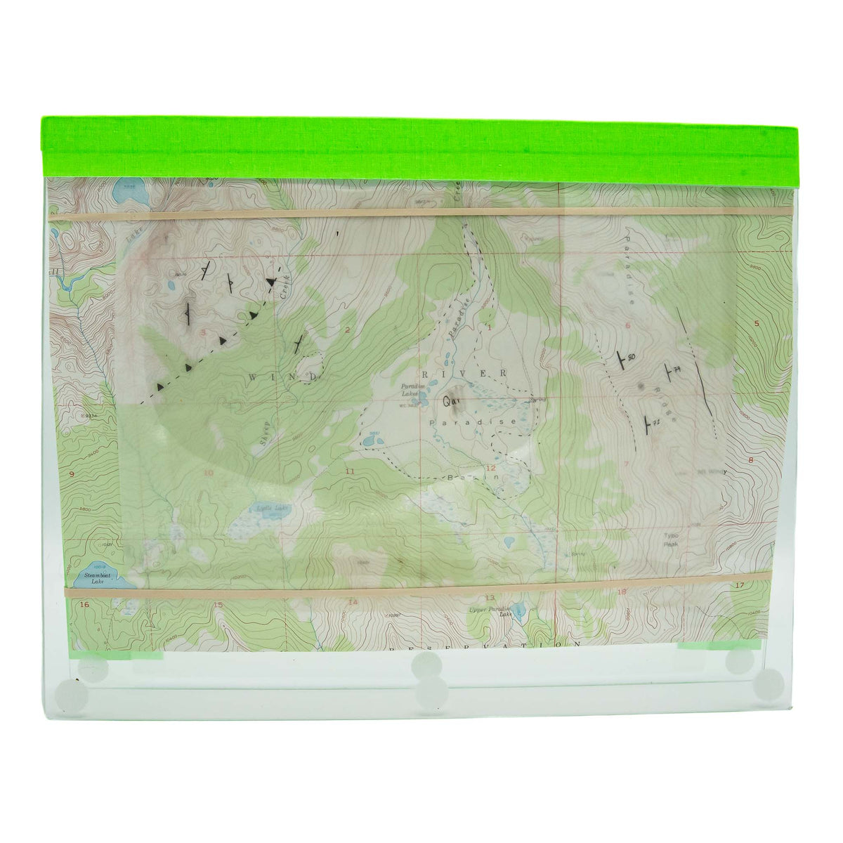 Non-Magnetic Map Board