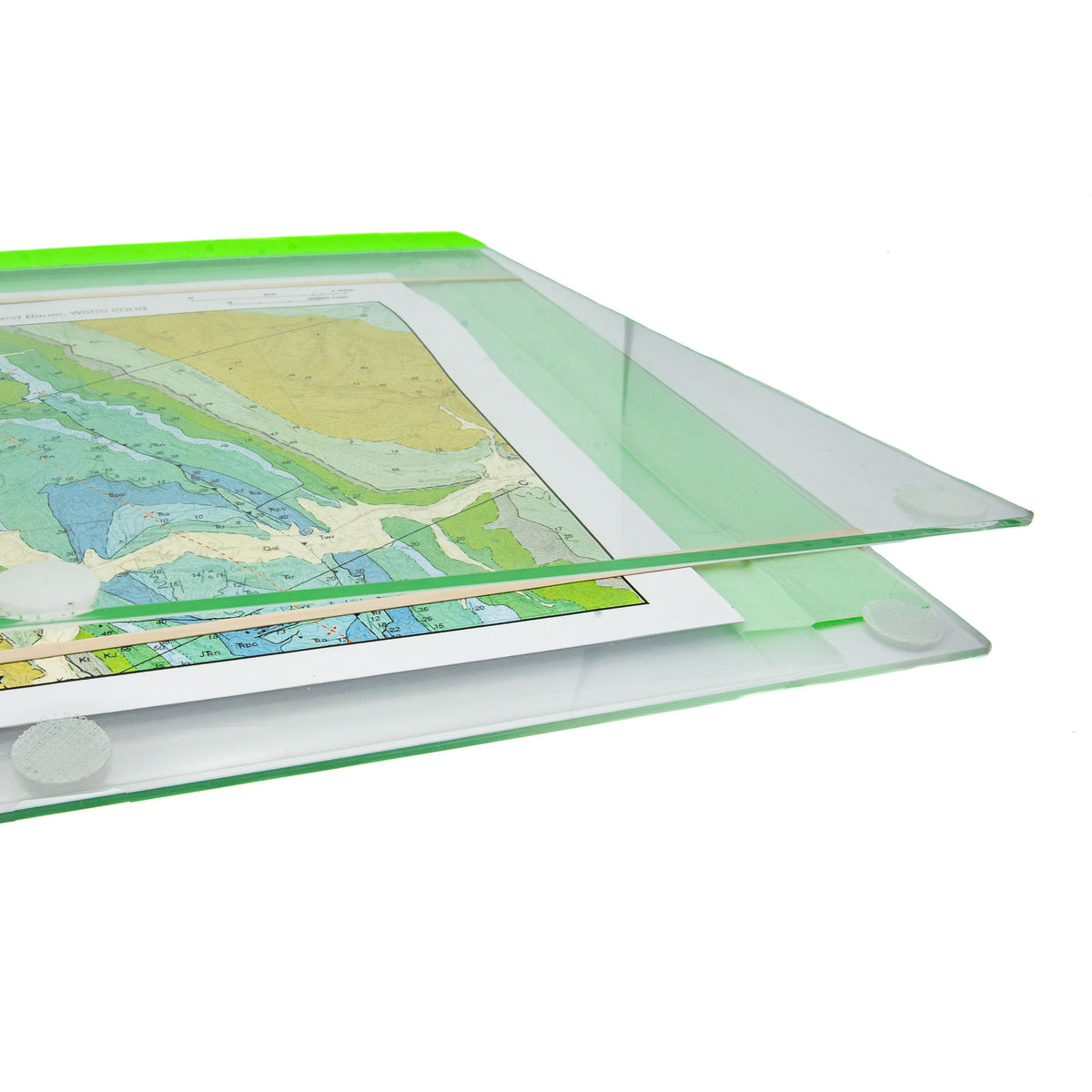Non-Magnetic Map Board